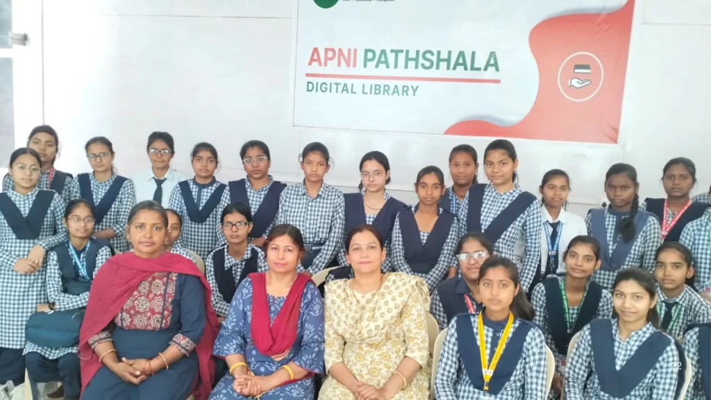Apni Pathshala Digital Hub transforming rural education in Haryana with digital learning access for students.