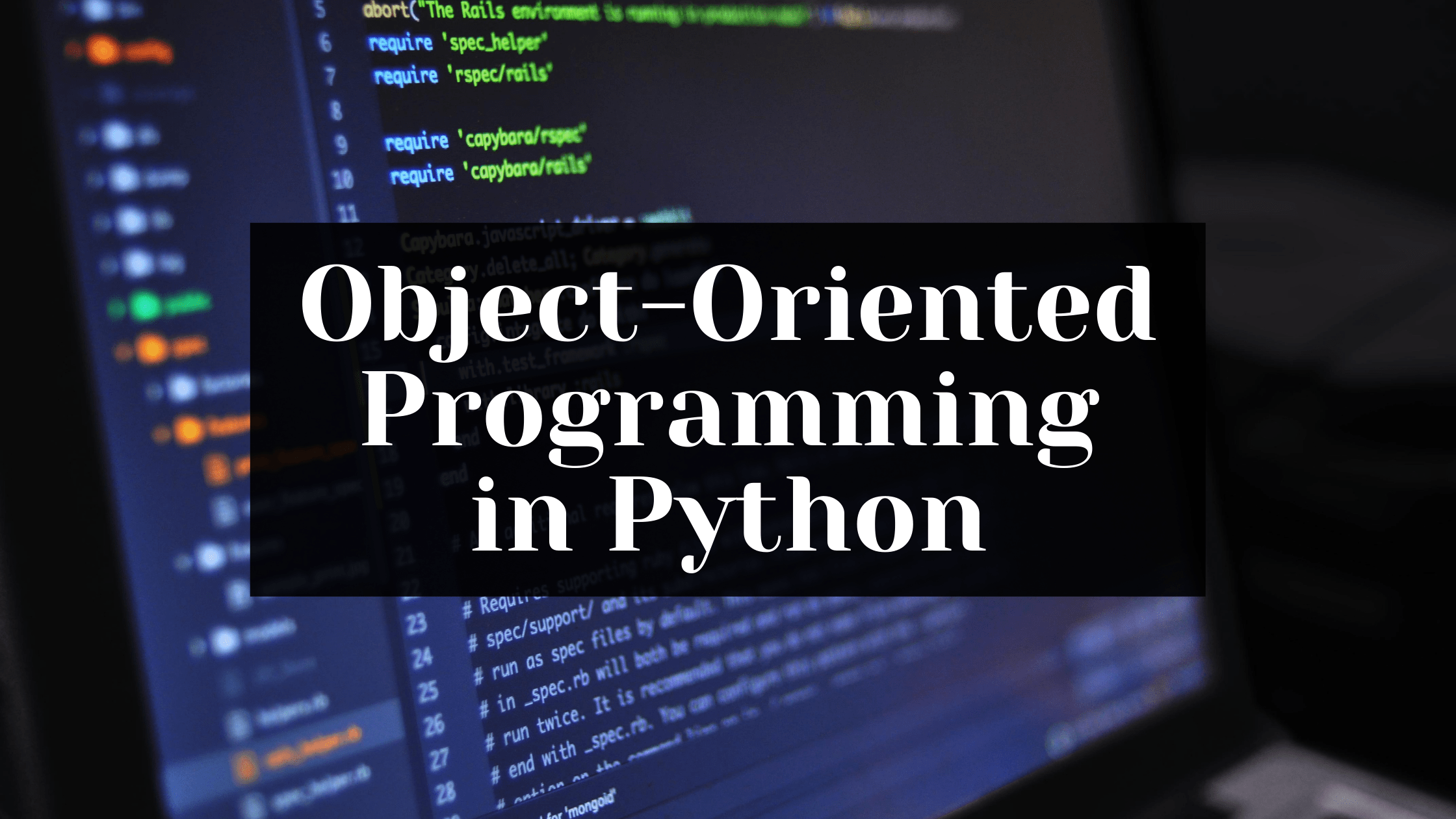 Object Oriented Programming in Python 1
