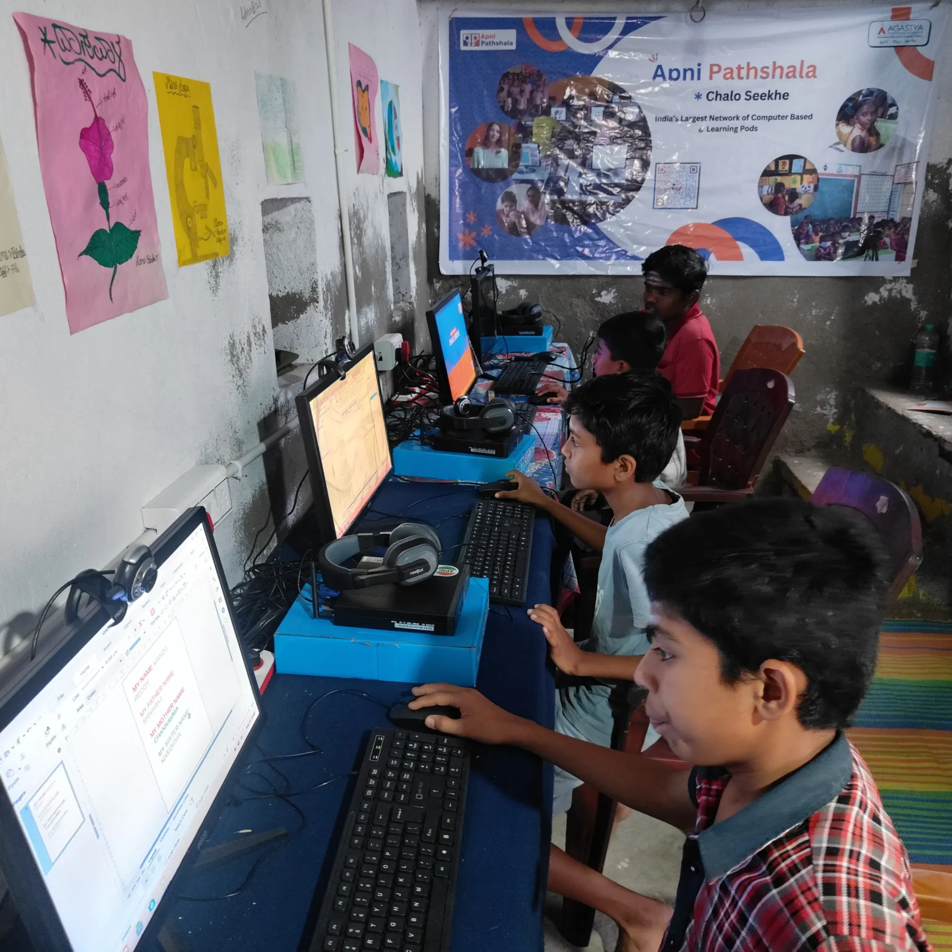 Picture of Ningamma Agastya Foundation POD of ApniPathshala