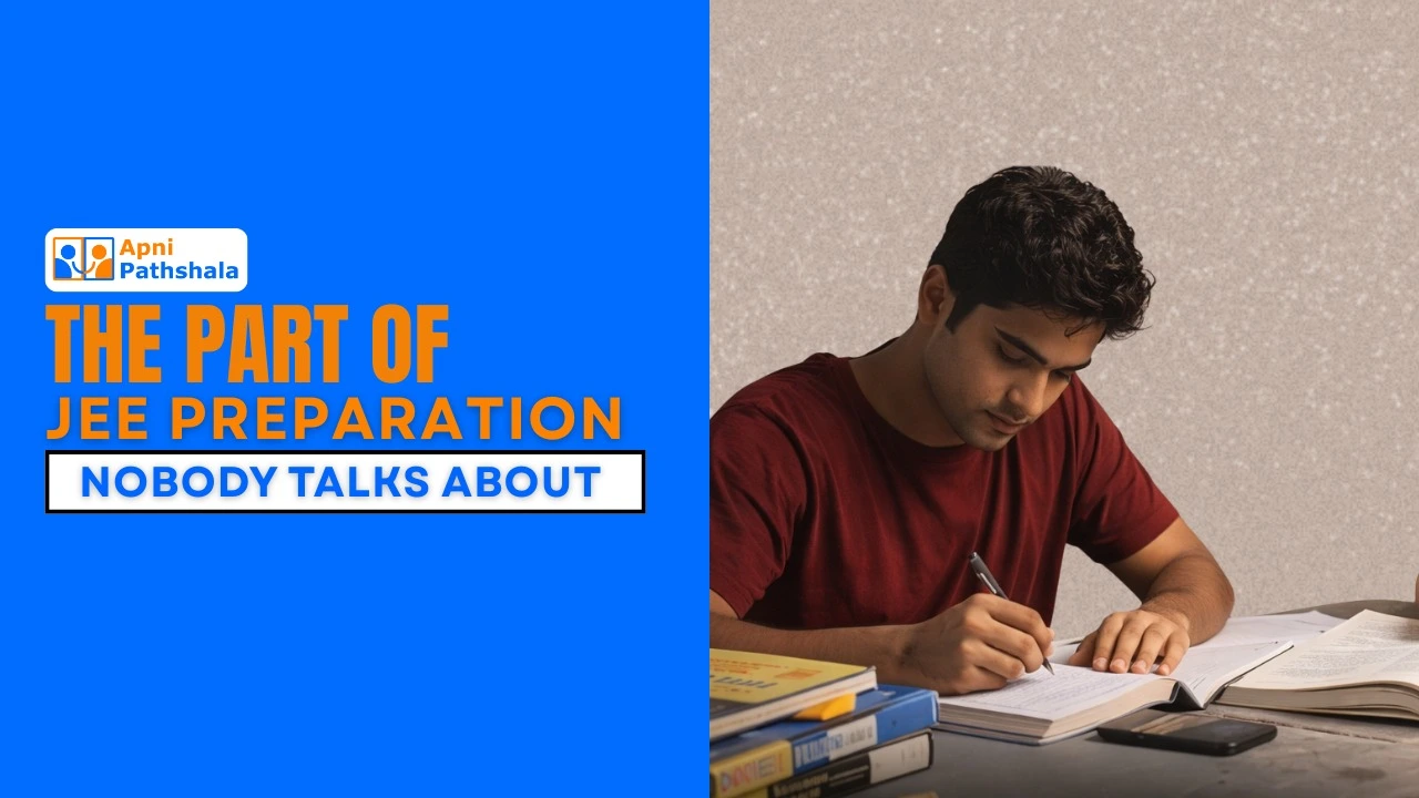 JEE aspirant struggling to study on mobile phone in India