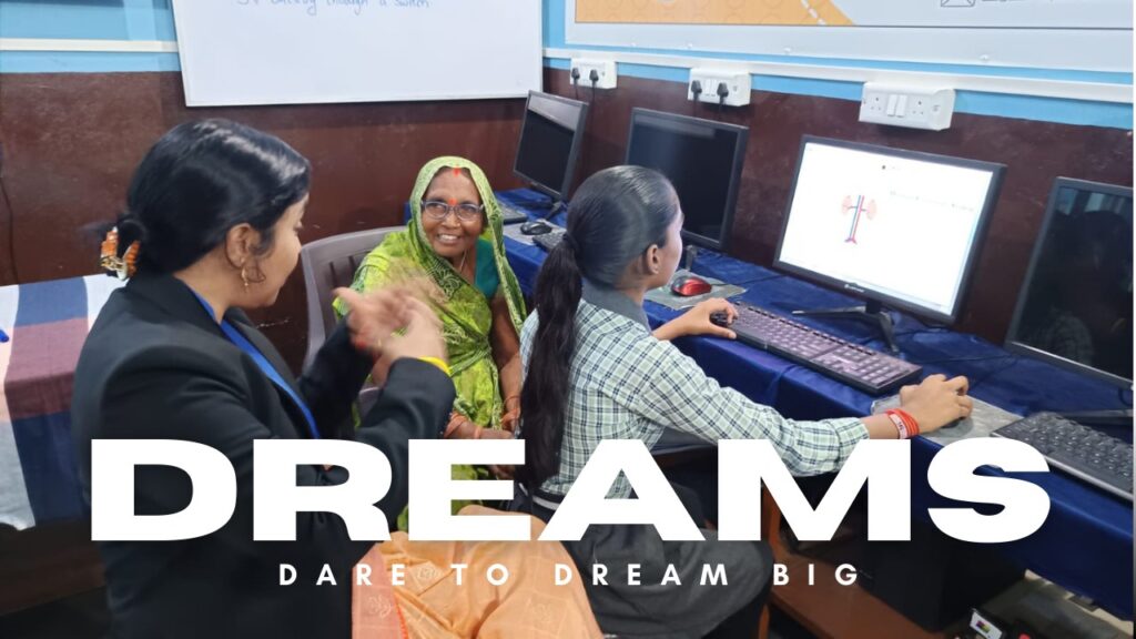 Parents choosing community learning centres in India for skill-based education