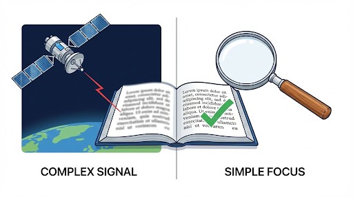 complex signal vs simple focus