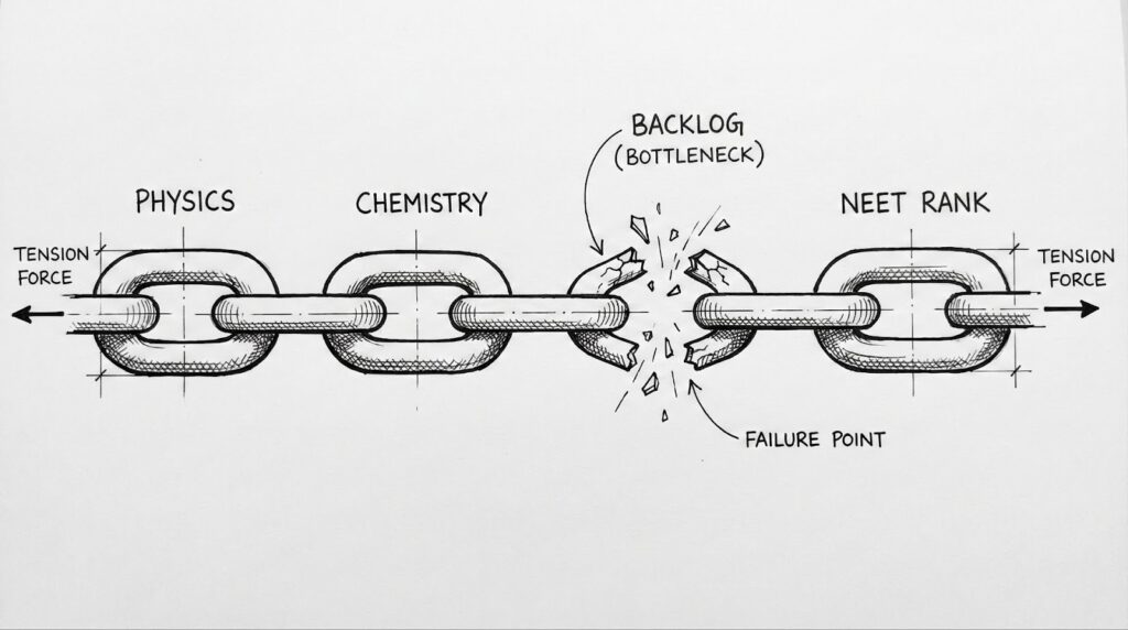 "Student feeling overwhelmed with NEET syllabus"
