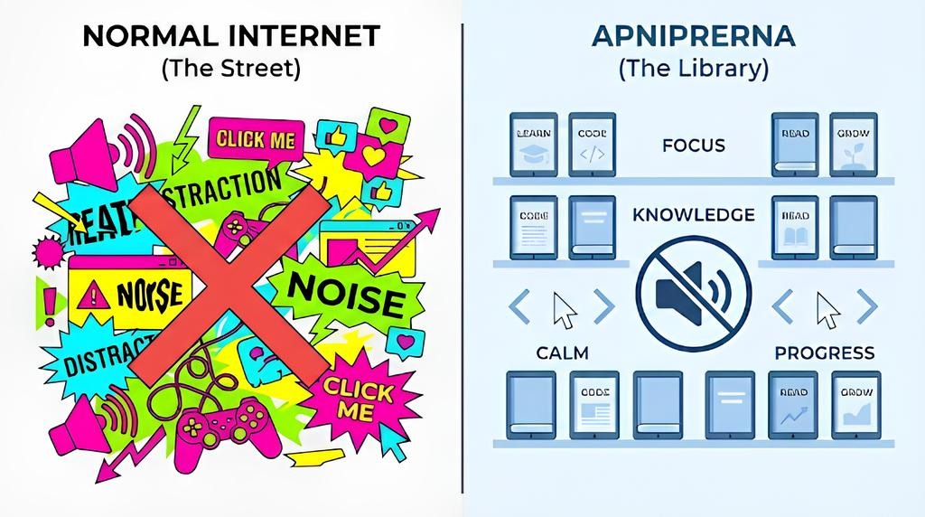Normal Internet vs. Apni Perna 