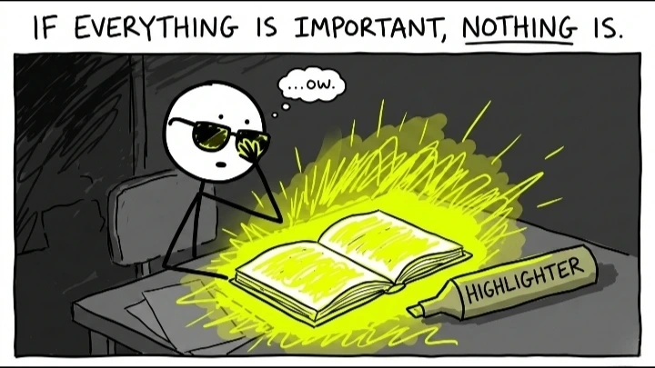 Everything is important