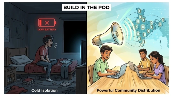 Isolation vs Community: From low battery isolation to building community power in the POD.