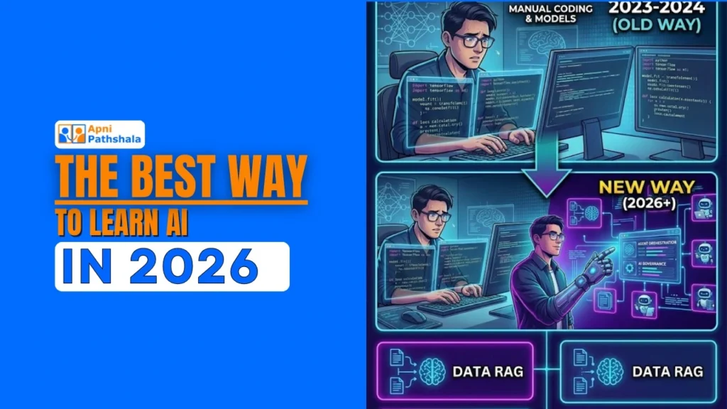 Student learning Artificial Intelligence in 2026 using community learning and AI tools instead of studying alone