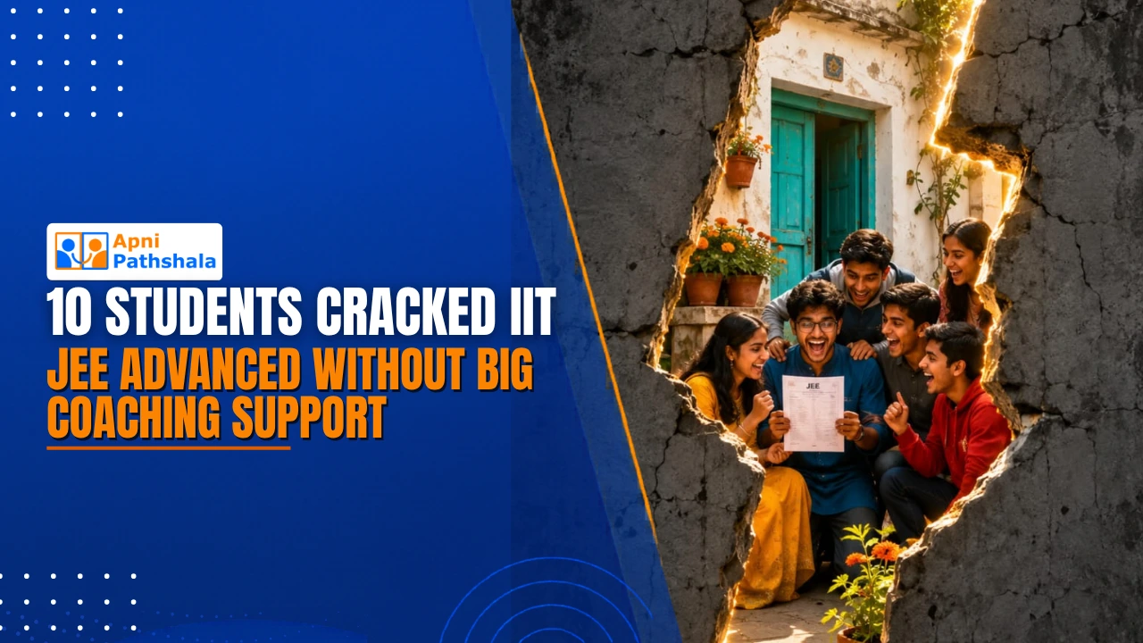 10 Students Cracked IIT JEE Advanced Without Big Coaching Support