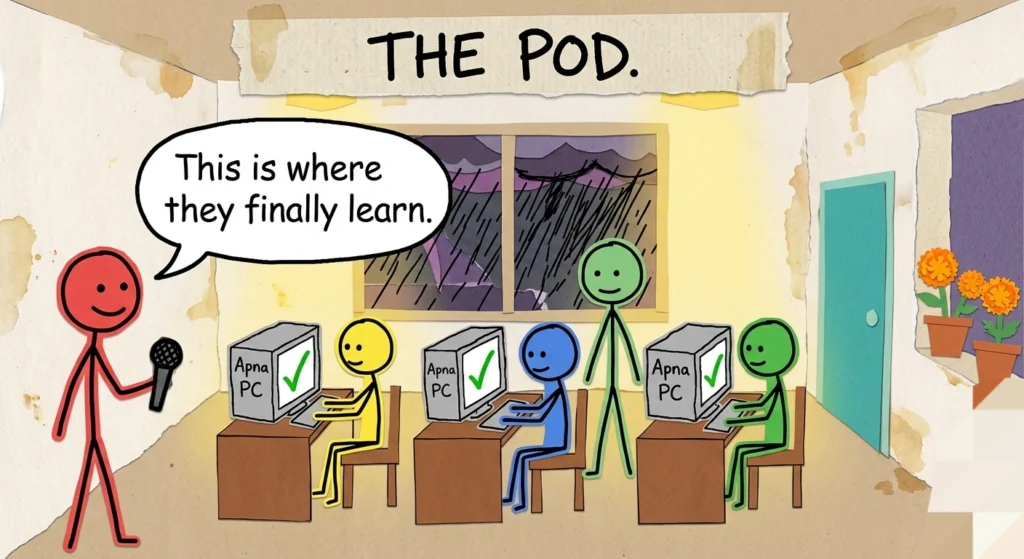 Unguided screen time turning into a learning trap.