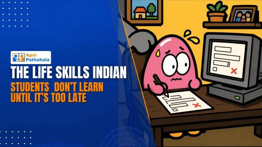 nxious Indian student lacking life skills and real world skills.