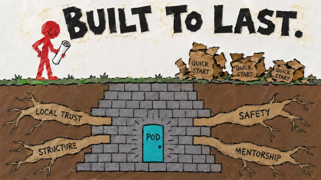 Building a strong foundation for education entrepreneurship with local trust.