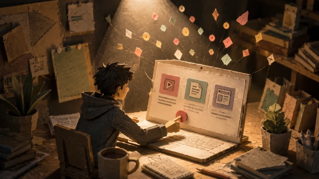Organizing project files and folders to master digital skills for teenagers
