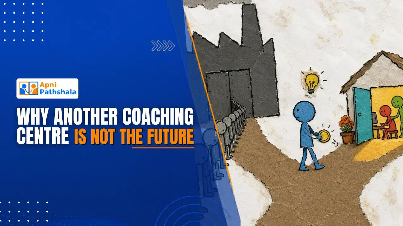 Choosing personalized collaborative learning over a coaching centre.