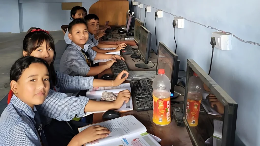 education with school students